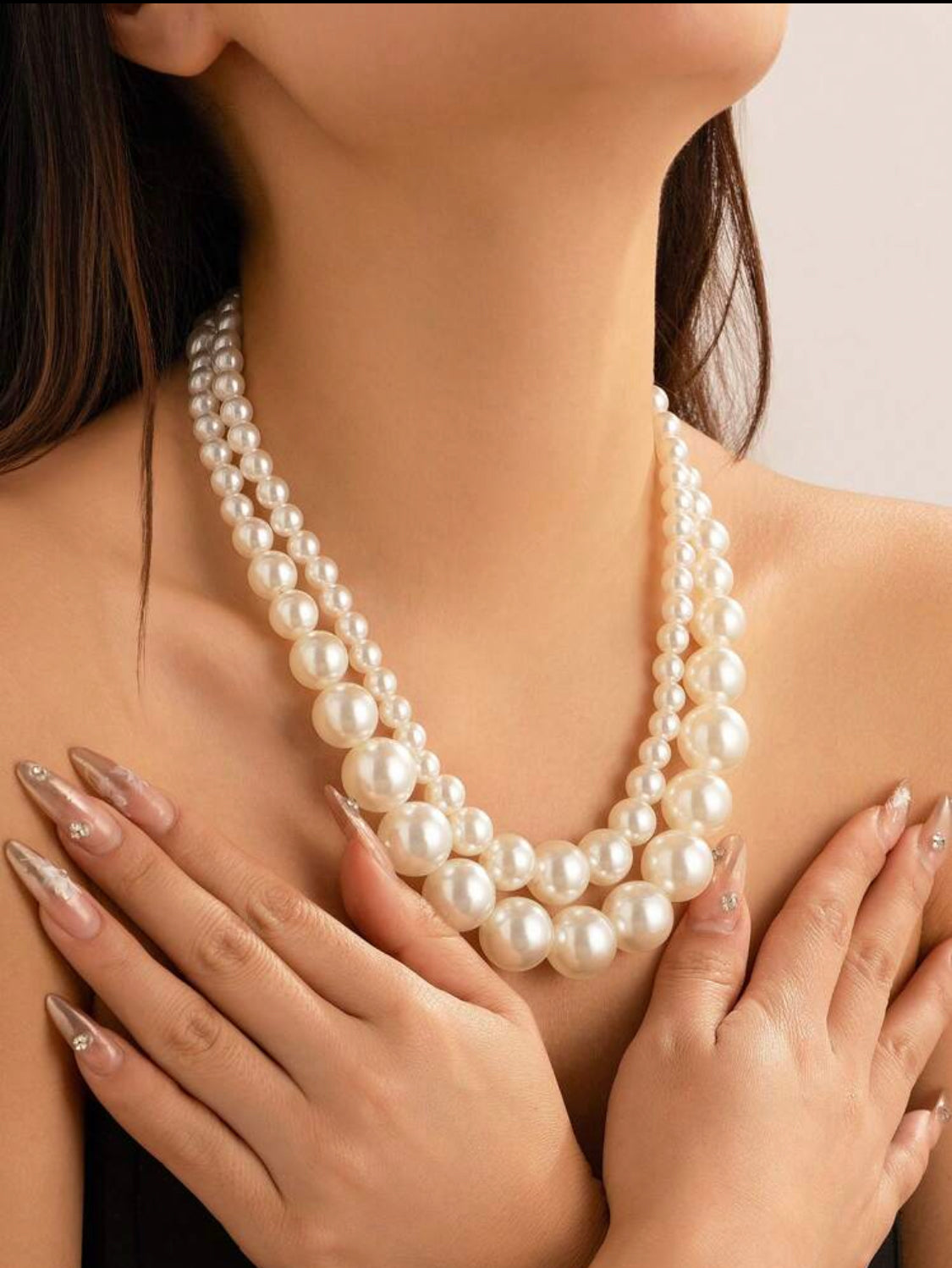 Duo of Graduated Pearl Necklaces