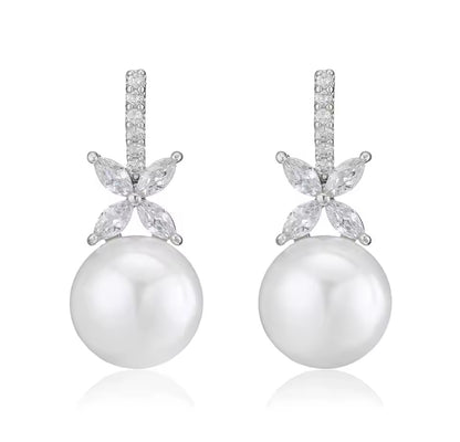 Elegant Pearl Drop Earrings