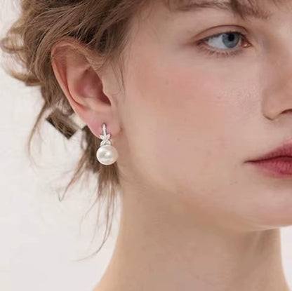 Elegant Pearl Drop Earrings