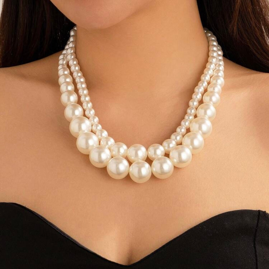 Duo of Graduated Pearl Necklaces