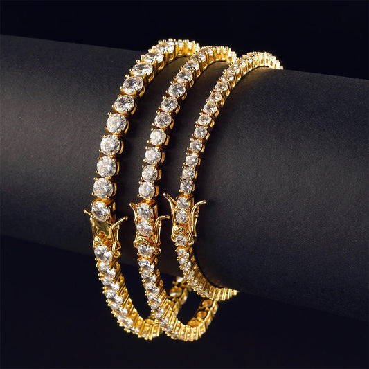 Gold Tennis Bracelet