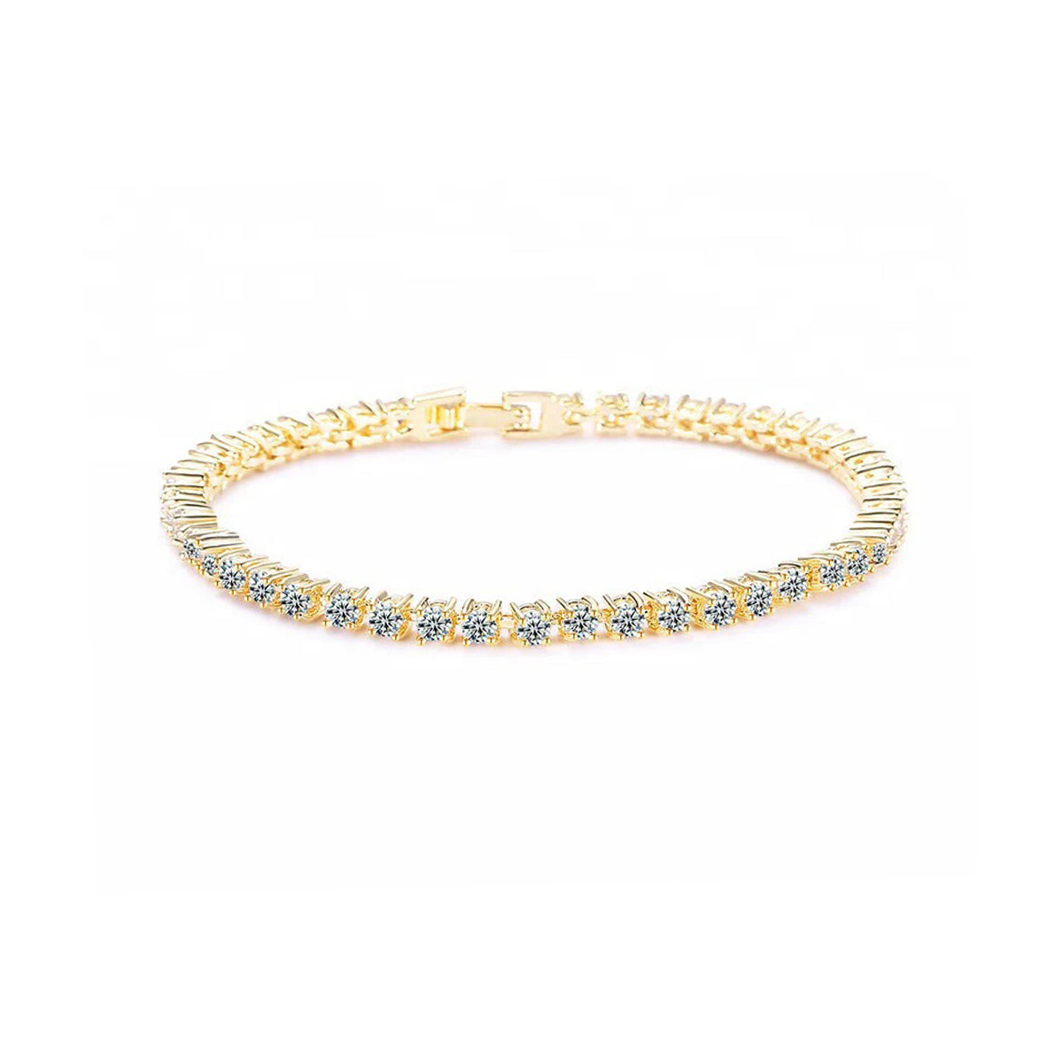 Gold Tennis Bracelet