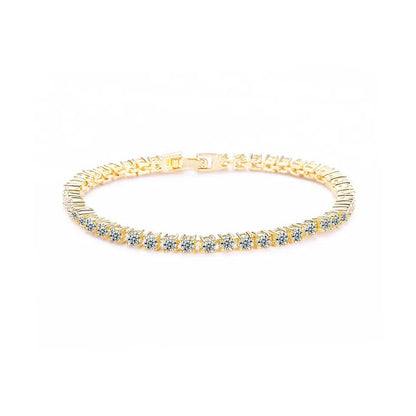 Gold Tennis Bracelet