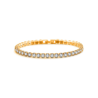 Gold Tennis Bracelet