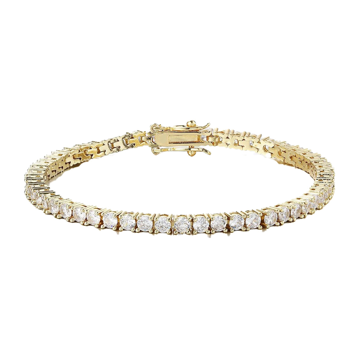 Gold Tennis Bracelet