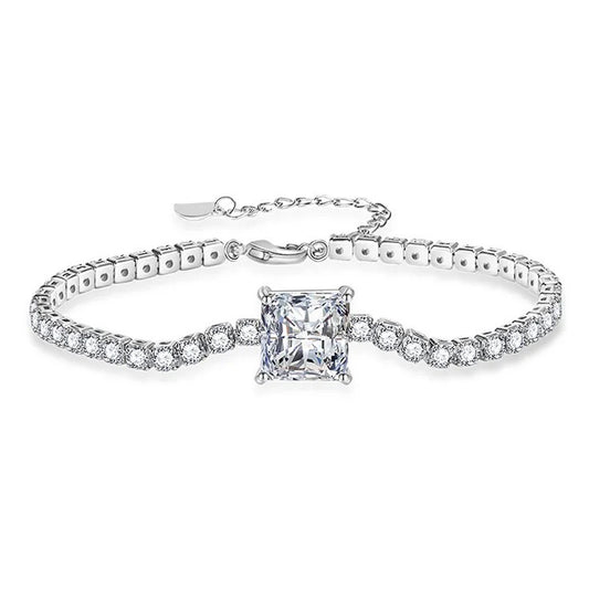 Square Tennis Bracelet