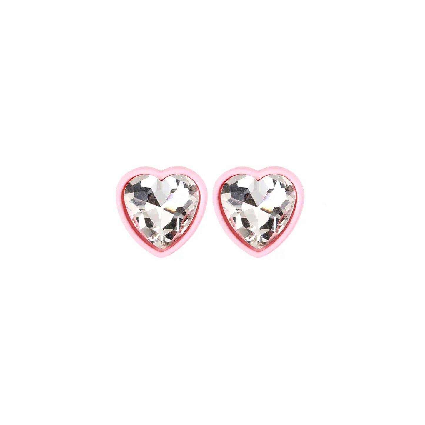 Crystal Heart Earrings