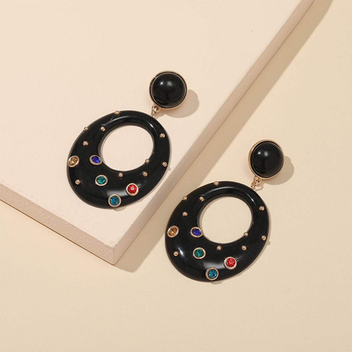 Black Zelda Earrings