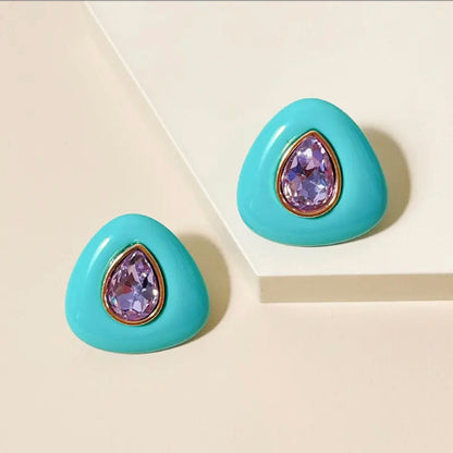 Turquoise Ovo Earrings