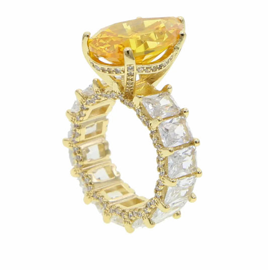 Yellow Zoe Ring