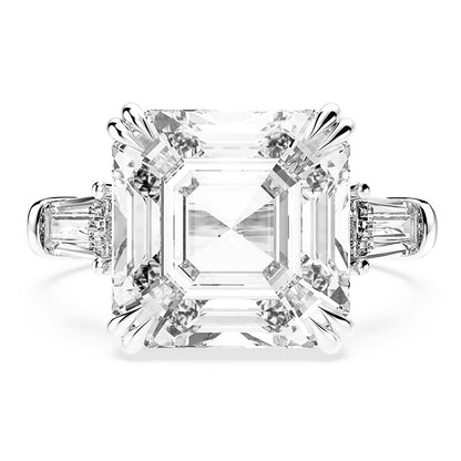 Asscher Engagement Ring