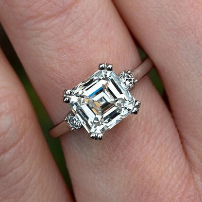 Asscher Engagement Ring