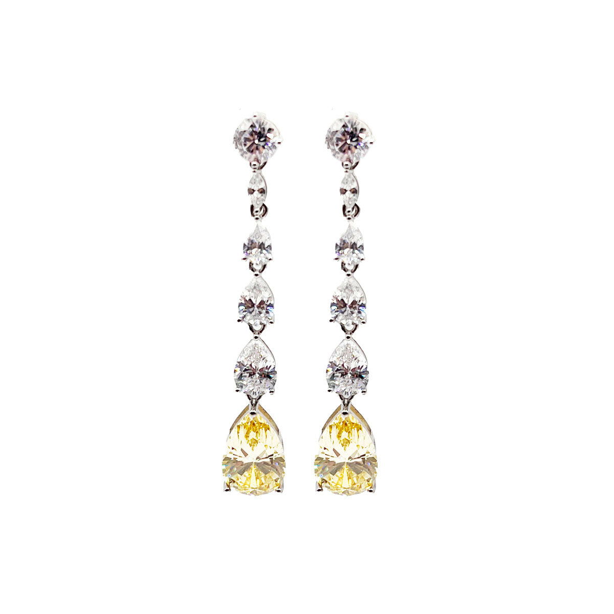 Yellow Aurora Earrings